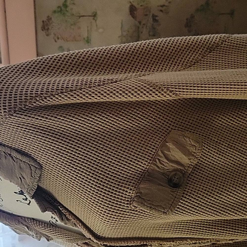 Ladies Waffle Style Button Up - image 5